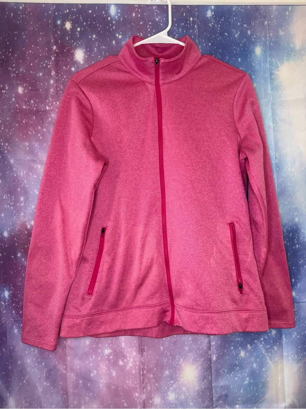 Nike pink zip up